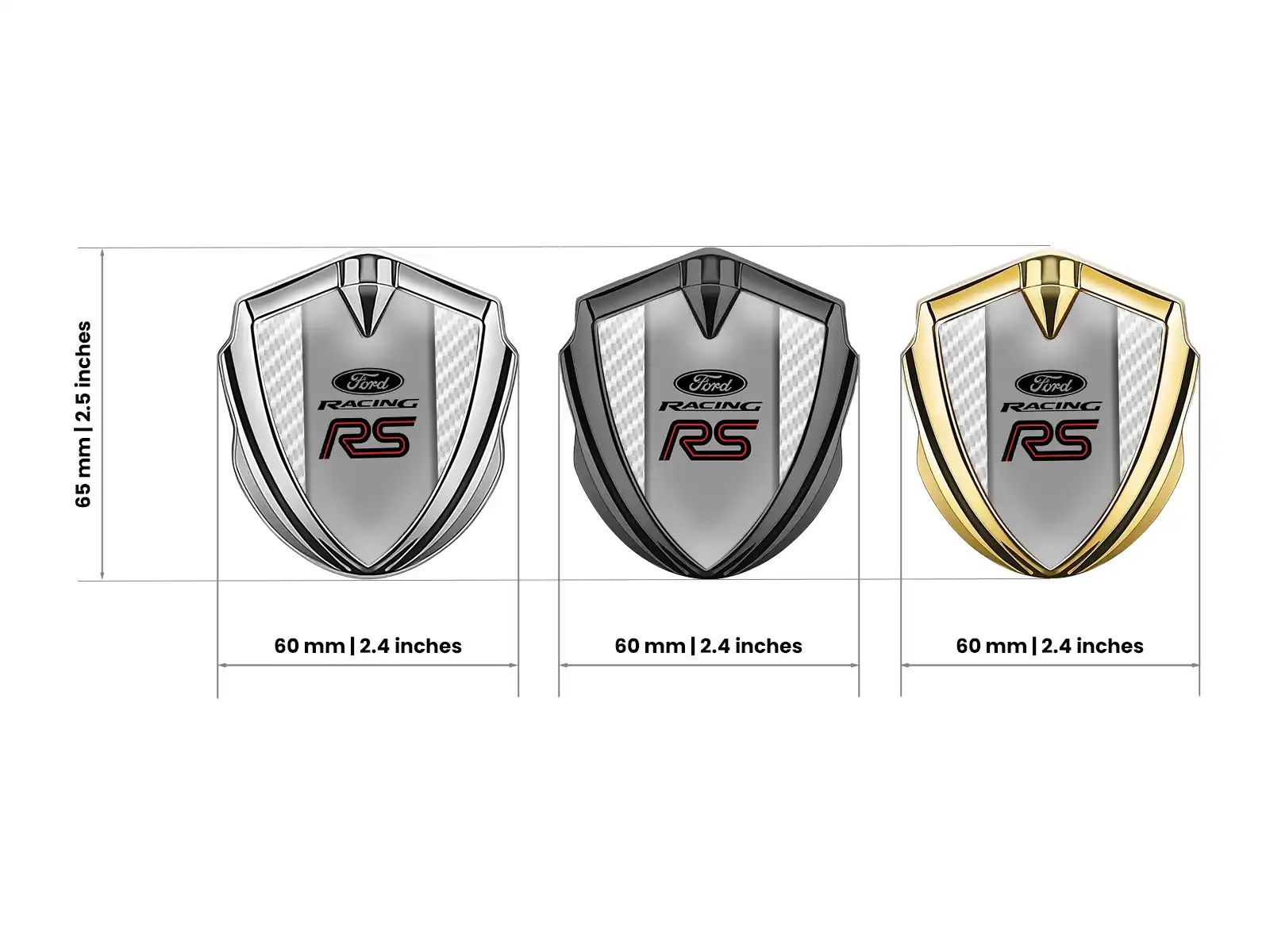 Ford Emblem Metall Abzeichen High-End Stil Drift Design
